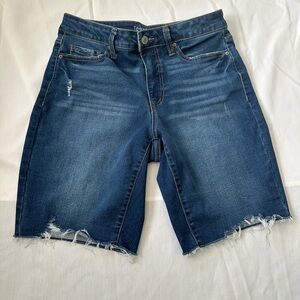 Time and Tru Women's Dark Blue Jean Shorts